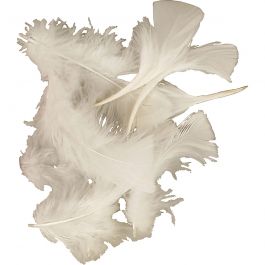 Down, white, size 7-8 cm, 500 g/ 1 pack [HOB-51662]