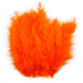 Down, orange, size 5-12 cm, 15 pc/ 1 pack [HOB-51694]