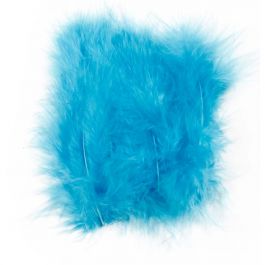 Down, turquoise, size 5-12 cm, 15 pc/ 1 pack [HOB-51698]