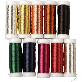 Floral Wire, thickness 0,18 mm, 10x50 g/ 1 pack [HOB-51750]