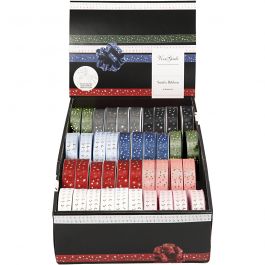 Susifix Ribbon, assorted colours, W: 18 mm, 40x5 m/ 1 pack [HOB-51965]