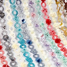 Decorative Ribbon, W: 10 mm, 30x20 cm/ 1 pack [HOB-52091]