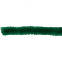 Pipe Cleaners, dark green, L: 30 cm, thickness 6 mm, 50 pc/ 1 pack [HOB-52092]