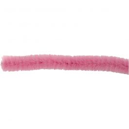 Pipe Cleaners, pink, L: 30 cm, thickness 9 mm, 25 pc/ 1 pack [HOB-52095]