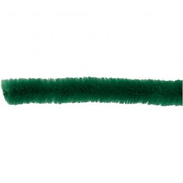 Pipe Cleaners, dark green, L: 30 cm, thickness 9 mm, 25 pc/ 1 pack [HOB-52098]