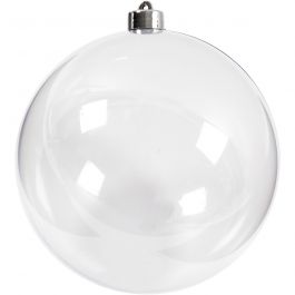 Baubles to Decorate, transparent, D 15,6 cm, 1 pc [HOB-52119]