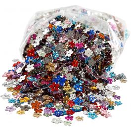 Rhinestones, assorted colours, D 6+10+12 mm, 2520 pc/ 1 pack [HOB-52203]