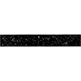 Decorative Ribbon, black, W: 10 mm, 5 m/ 1 roll [HOB-52447]