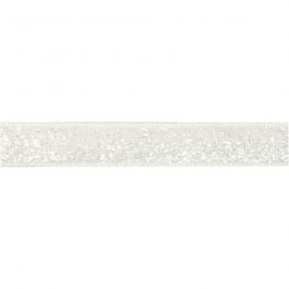 Decorative Ribbon, white, W: 10 mm, 5 m/ 1 roll [HOB-52448]