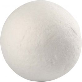 Compressed Cotton Ball, white, D 40 mm, 6 pc/ 1 pack [HOB-540071]