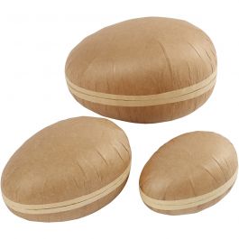 Two-piece Egg, L: 12+15+18 cm, 3 pc/ 1 pack [HOB-54174]