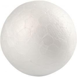 Polystyrene Balls, white, D 2 cm, 20 pc/ 1 pack [HOB-54300]