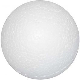 Polystyrene Balls, white, D 3 cm, 100 pc/ 1 pack [HOB-543012]