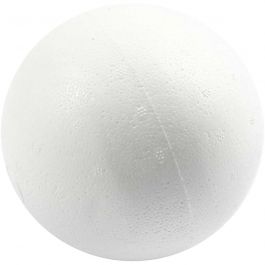 Polystyrene Balls, white, D 12 cm, 25 pc/ 1 bag [HOB-543130]