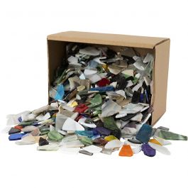 Mosaics, assorted colours, size 8-20 mm, thickness 2-3 mm, Content may vary , 2 kg/ 1 pack [HOB-55527]