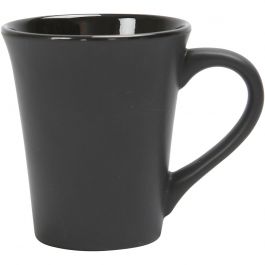 Mug, black, H: 10 cm, D 5,9-8,7 cm, 1 pc [HOB-556090]