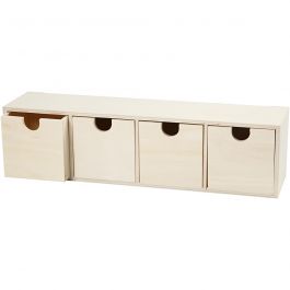 Chest of Drawers, size 9,2x34,7 cm, 1 pc [HOB-55766]