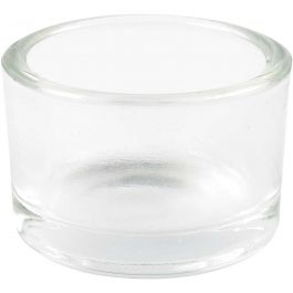 Tea Light Candle Holder, H: 3,2 cm, D 5 cm, 48 pc/ 1 box [HOB-55832]
