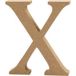 Letter, X, H: 13 cm, thickness 2 cm, 1 pc [HOB-56333]