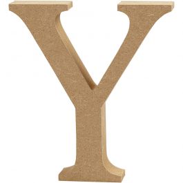 Letter, Y, H: 13 cm, thickness 2 cm, 1 pc [HOB-56334]