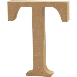 Letter, T, H: 8 cm, thickness 1,5 cm, 1 pc [HOB-56379]
