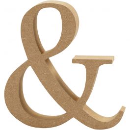 Symbol, &, H: 8 cm, thickness 1,5 cm, 1 pc [HOB-56389]