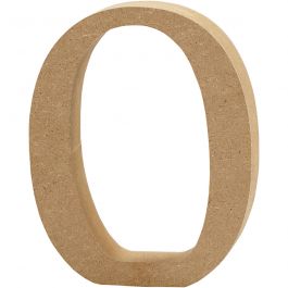 Number, 0, H: 8 cm, thickness 1,5 cm, 1 pc [HOB-56391]