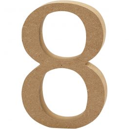 Number, 8, thickness 1,5 cm, 1 pc [HOB-56399]