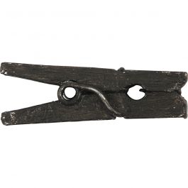Mini Clothes Peg, black, L: 25 mm, W: 3 mm, 36 pc/ 1 pack [HOB-56447]