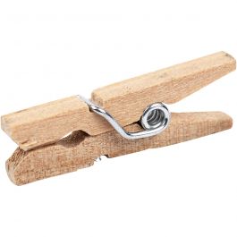 Clothes pegs, L: 25 mm, W: 3 mm, 30 pc/ 1 pack [HOB-564511]