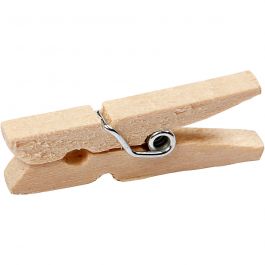 Clothes Pegs, L: 30 mm, W: 3 mm, 30 pc/ 1 pack [HOB-564541]