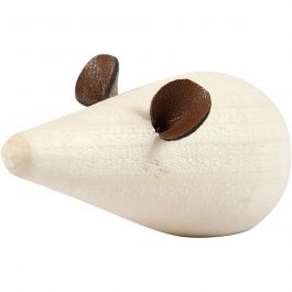 Mouse, L: 6,5 cm, D 3,5 cm, 2 pc/ 1 pack [HOB-56559]