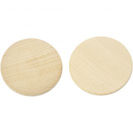 Wooden buttons, D 50 mm, thickness 10 mm, 5 pc/ 1 pack [HOB-56657]
