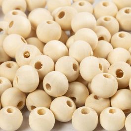 Wooden Bead, D 8 mm, hole size 2 mm, 100 pc/ 1 pack [HOB-566620]