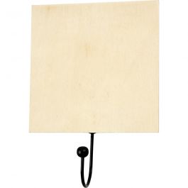 Hook, size 12x12 cm, thickness 5 mm, 10 pc/ 1 pack [HOB-56728]