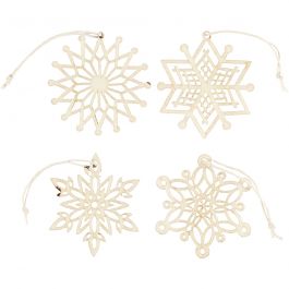 Ornaments, D 7 cm, thickness 0,3 mm, 8 pc/ 1 pack [HOB-568090]