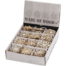 Ornaments, D 7 cm, thickness 0,3 mm, 200 pc/ 1 pack [HOB-56809]