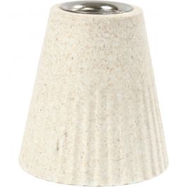 Candle Holder, H: 7 cm, D 6,8 cm, 1 pc [HOB-56863]