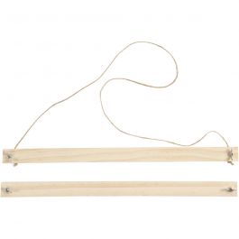 Poster Hanger, H: 2 cm, D: 2,2 cm, W: 33,6 cm, 1 set [HOB-56921]