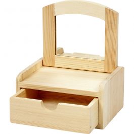 Dresser Mirror, size 12x10x6,5 cm, 1 pc [HOB-57571]