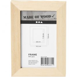 Frame With Glass, size 10,5x15,6 cm, 1 pc [HOB-57707]
