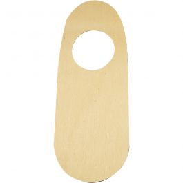 Door Sign with hole, size 10x25 cm, 10 pc/ 1 pack [HOB-577091]