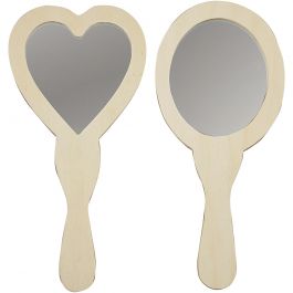 Hand Mirrors, size 23-24 cm, 2 pc/ 1 pack [HOB-577160]