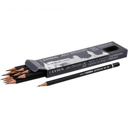 Art Design Drawing Pencils, D 6,9 mm, hardness 2B, lead 1,8 mm, 12 pc/ 1 pack [HOB-57808]