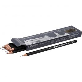 Art Design Drawing Pencils, D 6,9 mm, hardness 2H, lead 1,8 mm, 12 pc/ 1 pack [HOB-57818]