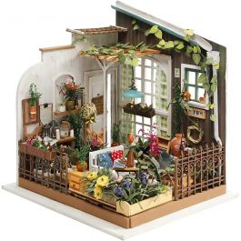 DIY Miniature Room, Garden, H: 21 cm, W: 19,5 cm, 1 pc [HOB-57880]
