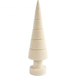 Christmas trees, H: 18 cm, D 5 cm, 1 pc [HOB-57930]