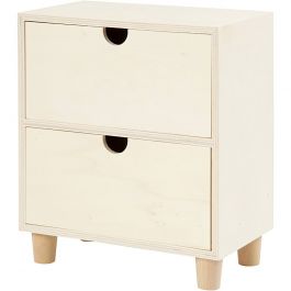 Chest of Drawers, H: 23 cm, D: 11,5 cm, W: 20 cm, 1 pc [HOB-57946]