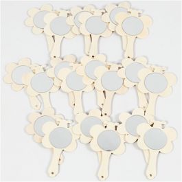 Hand Mirrors, H: 13,9 cm, W: 9 cm, 20 pc/ 1 pack [HOB-579500]