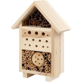 Insect Hotel, H: 26,1 cm, D: 9,2 cm, W: 18,4 cm, 1 pc [HOB-57954]
